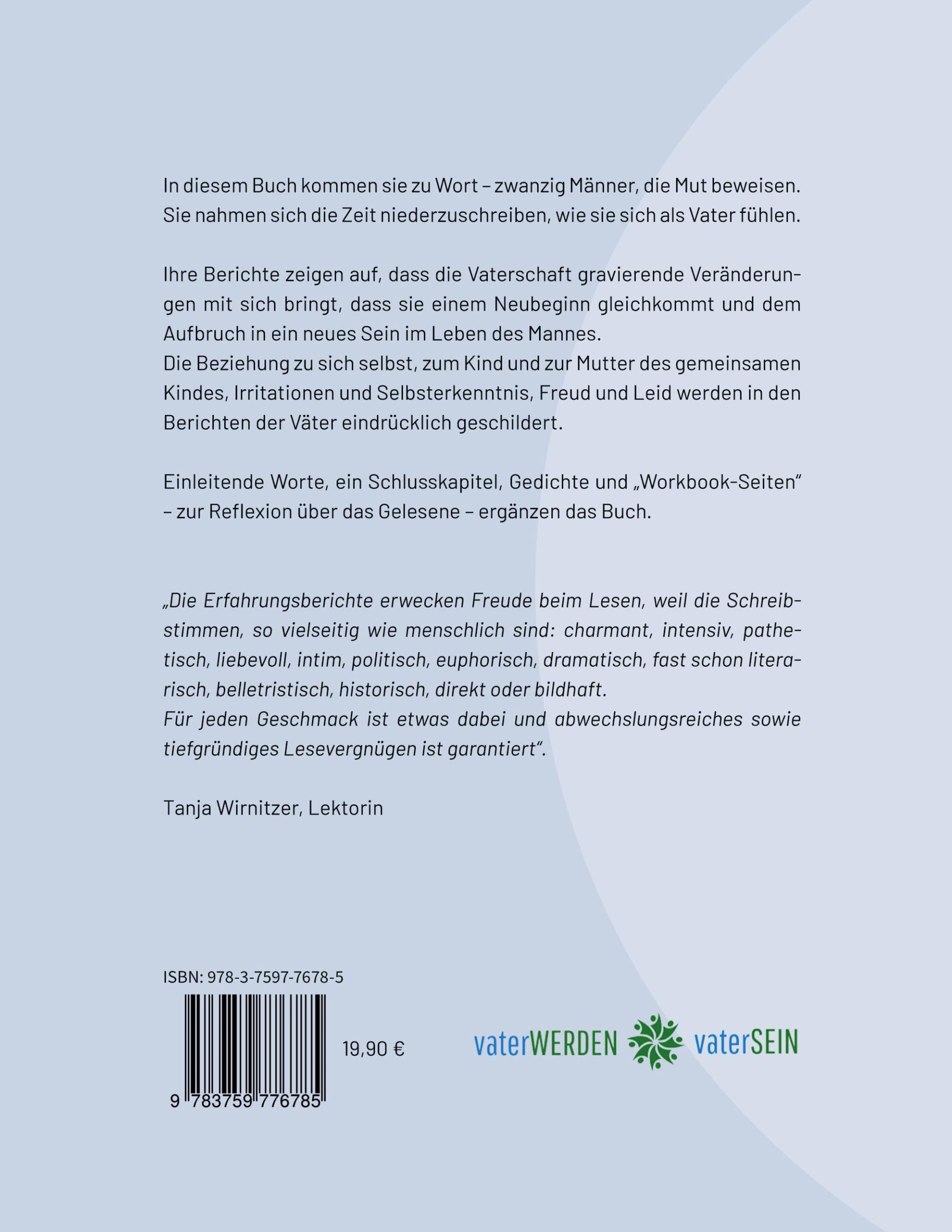 Rückseite: 9783759776785 | Vom Mann zum Vater | Christina Lydia Maiwald | Taschenbuch | Deutsch