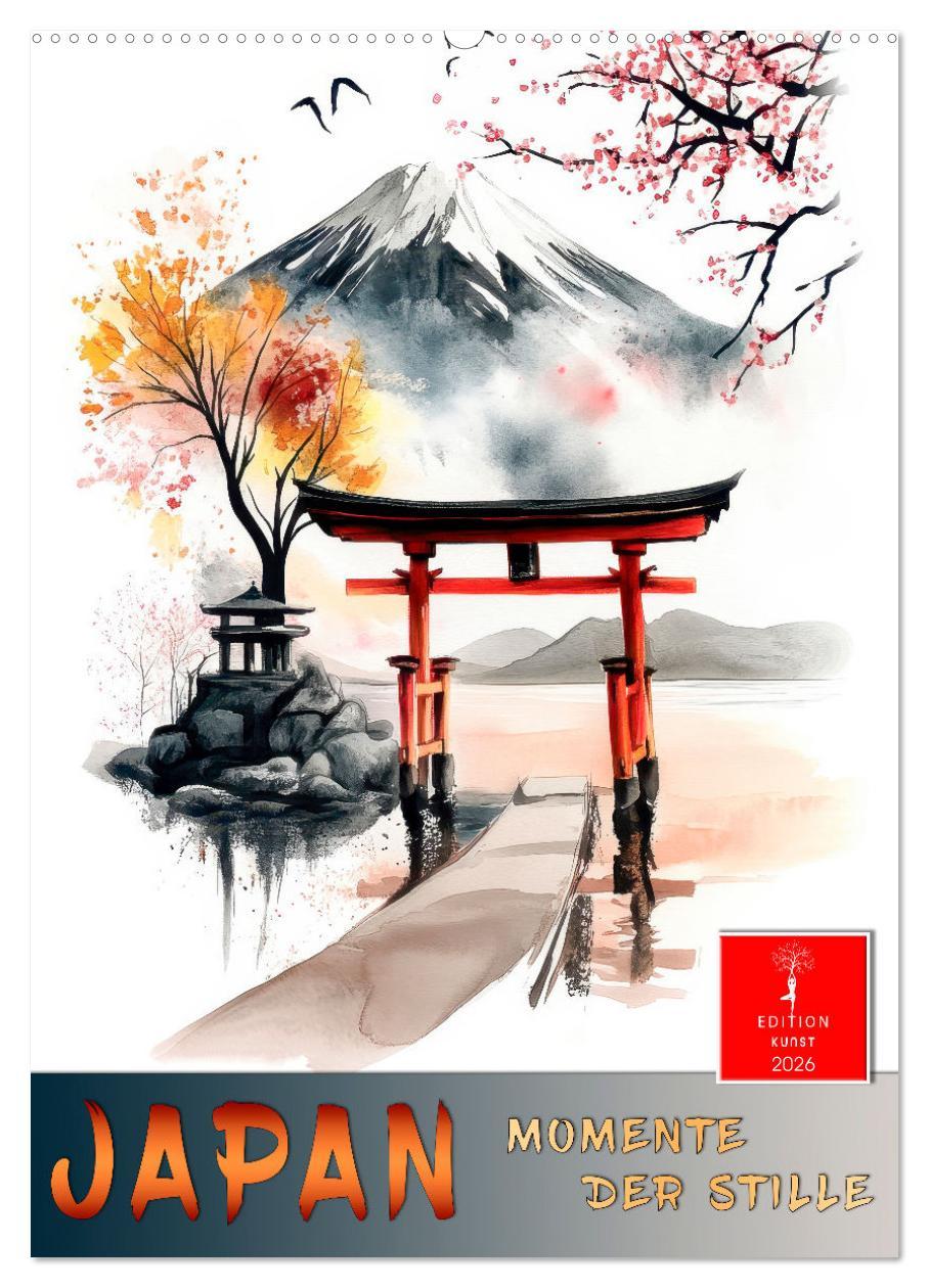 Cover: 9783457251065 | Japan - Momente der Stille (Wandkalender 2026 DIN A2 hoch),...