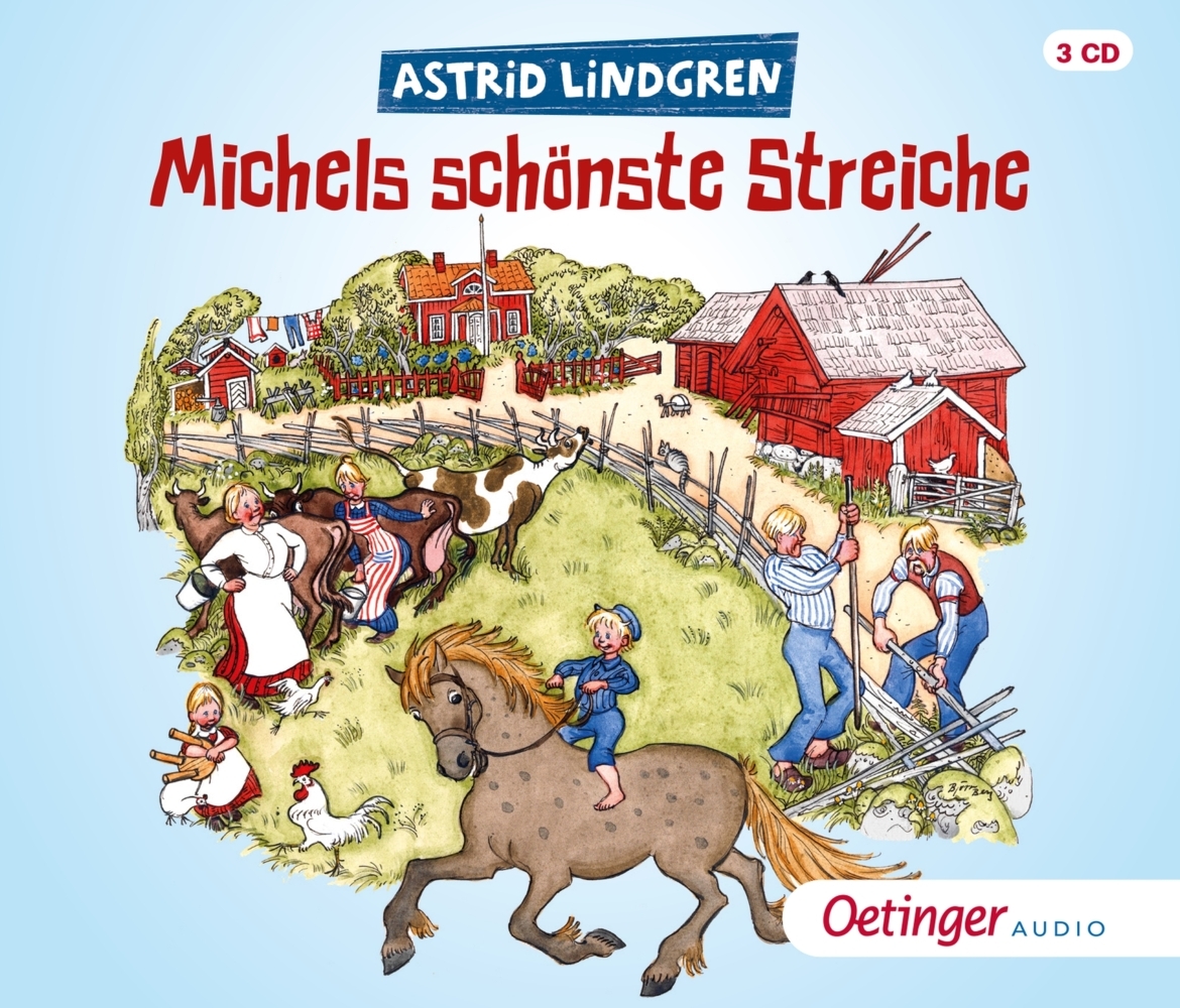 Cover: 9783837310474 | Michels schönste Streiche, 3 Audio-CD | Astrid Lindgren | Audio-CD