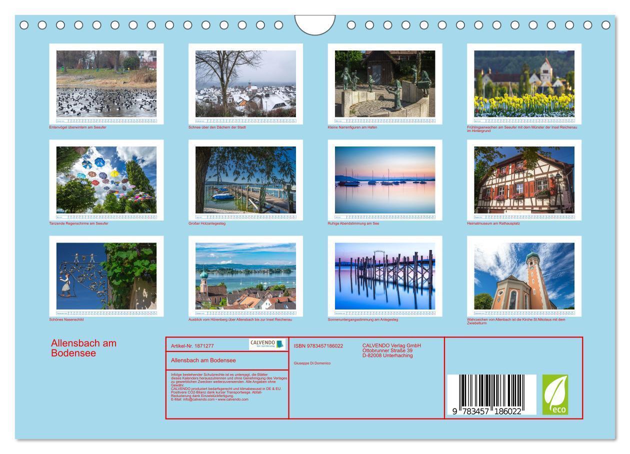 Bild: 9783457186022 | Allensbach am Bodensee (Wandkalender 2025 DIN A4 quer), CALVENDO...