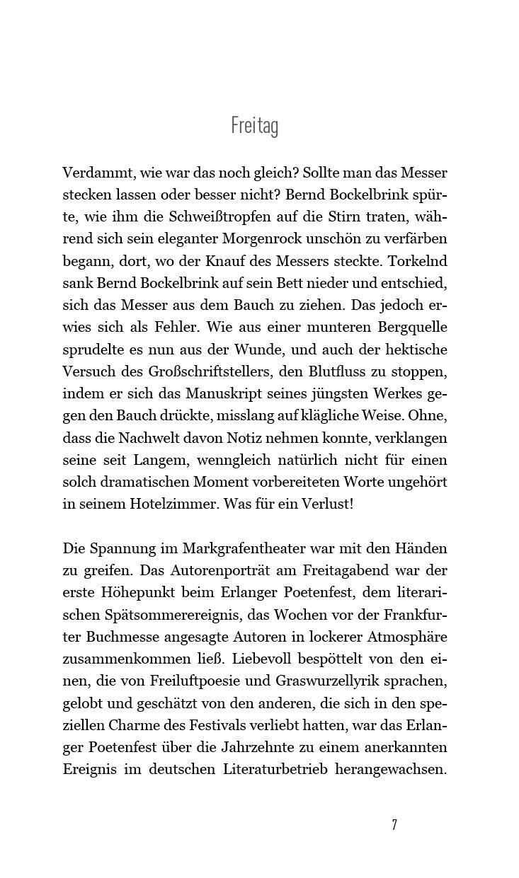 Bild: 9783747200964 | Tod auf dem Poetenfest | Frankenkrimi | Johannes Wilkes | Taschenbuch