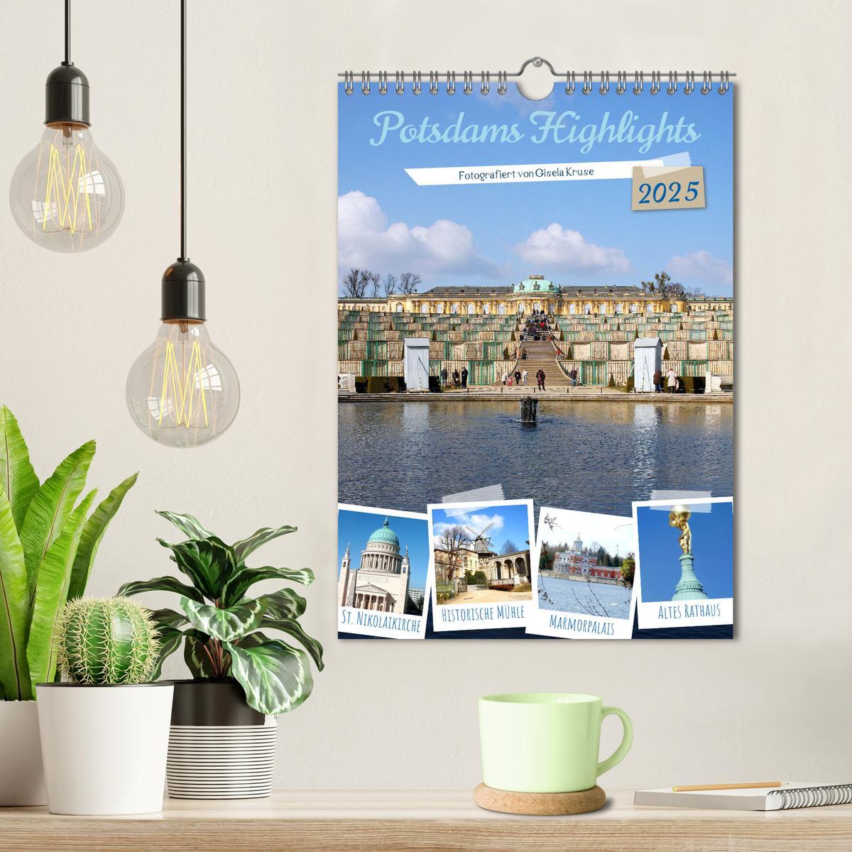 Bild: 9783435904228 | Potsdams Highlights (Wandkalender 2025 DIN A4 hoch), CALVENDO...