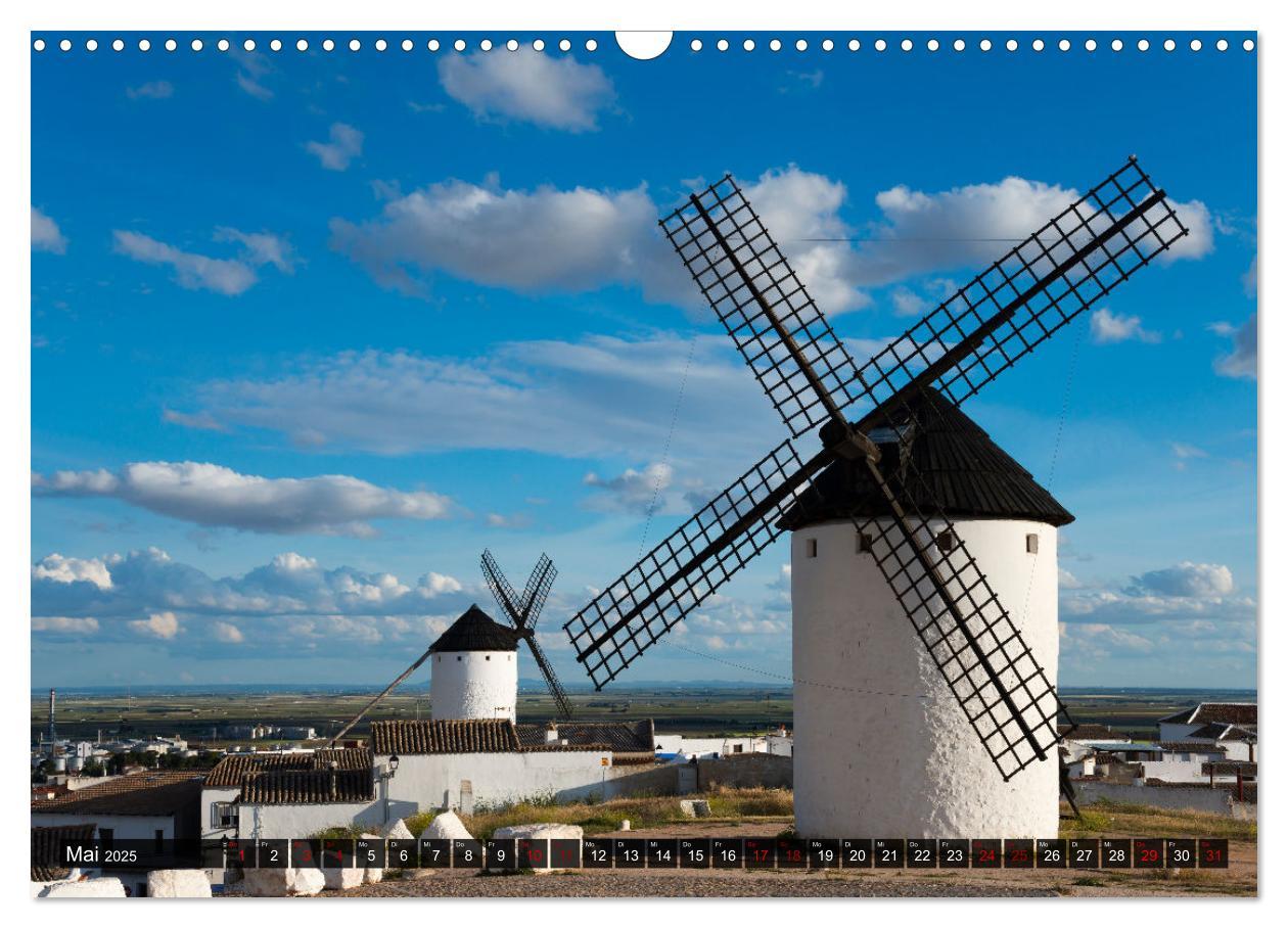 Bild: 9783457179819 | Windmühlen in La Mancha (Wandkalender 2025 DIN A3 quer), CALVENDO...