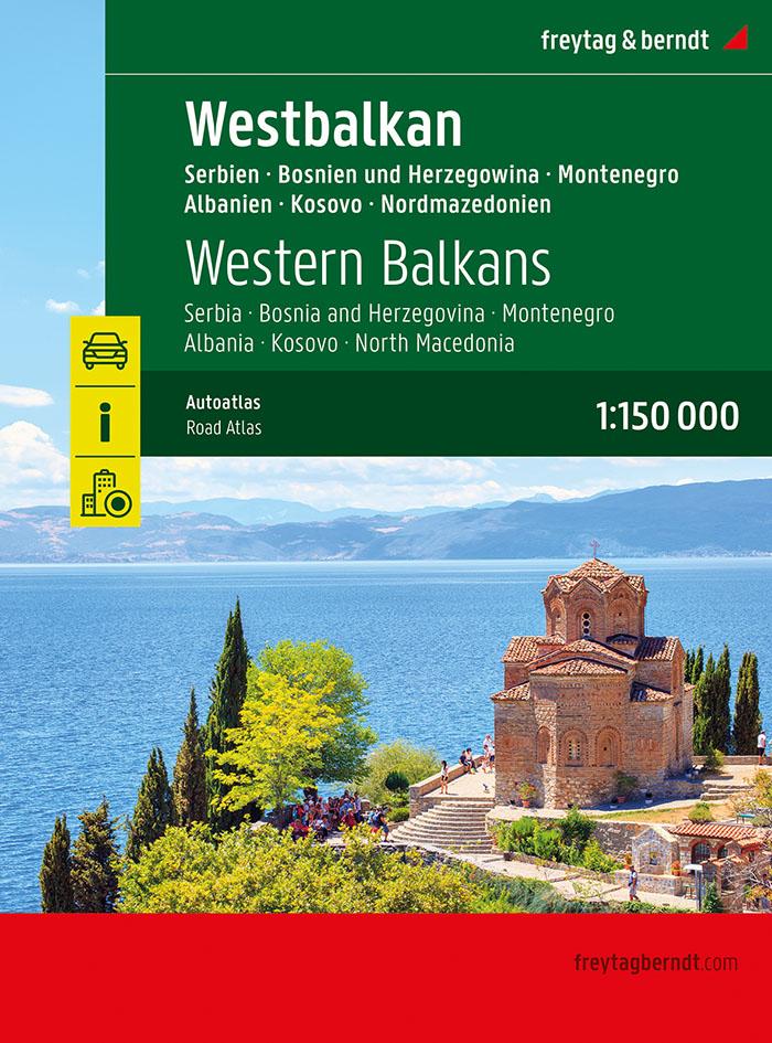 Cover: 9783707922899 | Westbalkan, Autoatlas 1:150.000, freytag &amp; berndt | Freytag &amp; Berndt