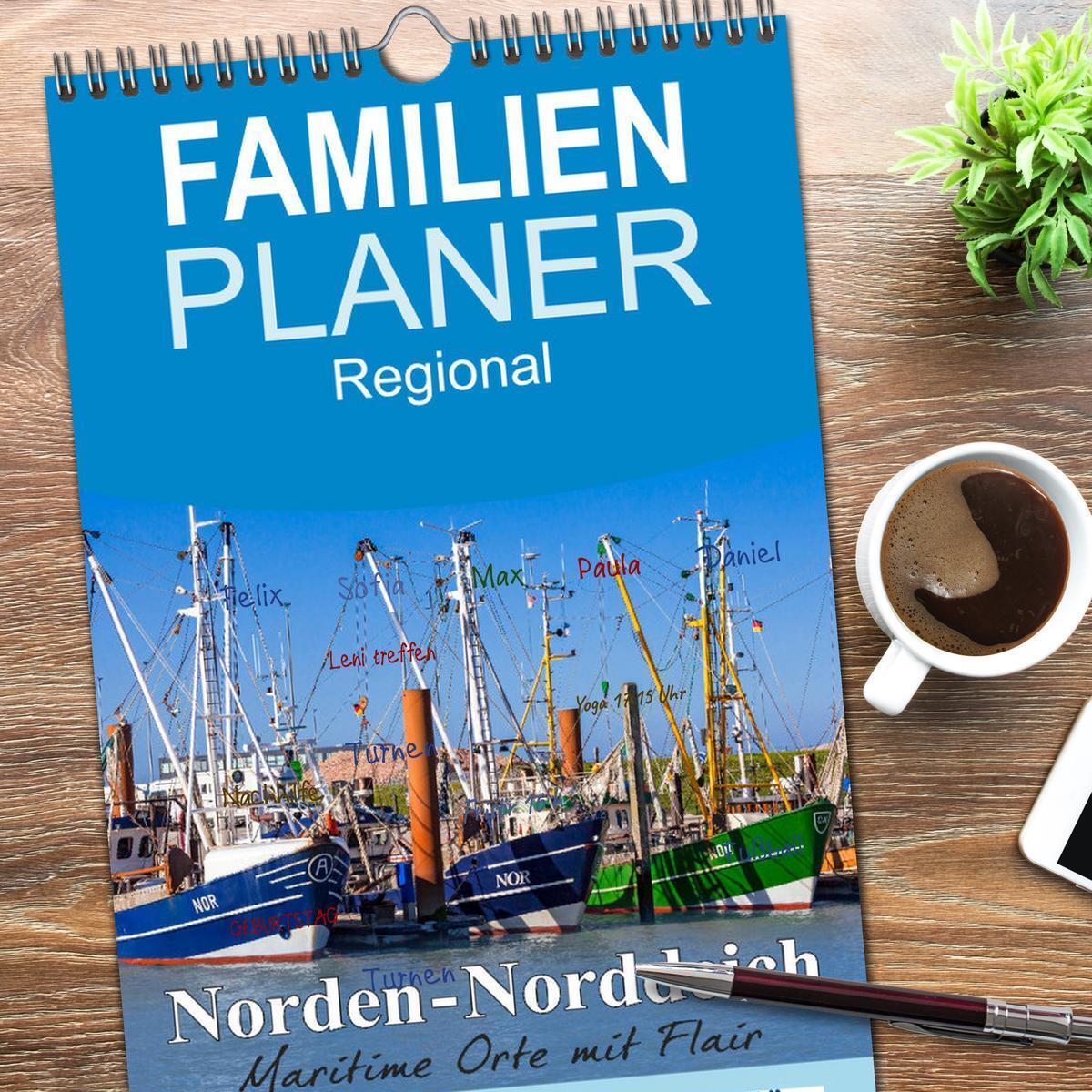 Bild: 9783457106099 | Familienplaner 2025 - Norden-Norddeich. Maritime Orte mit Flair mit...