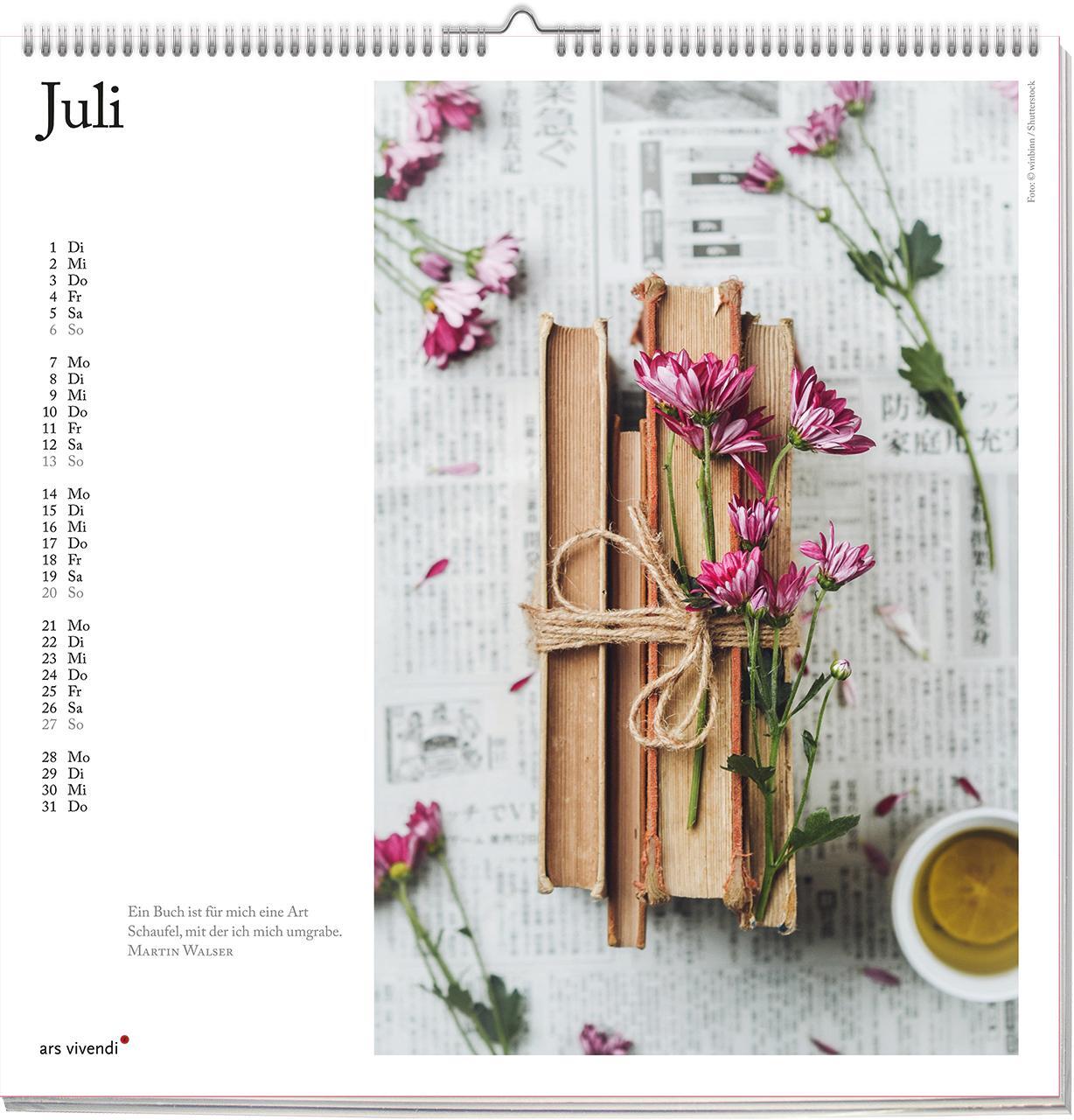 Bild: 9783747205600 | Lesen 2025 | Wandkalender | Kalender | 12 S. | Deutsch | 2025