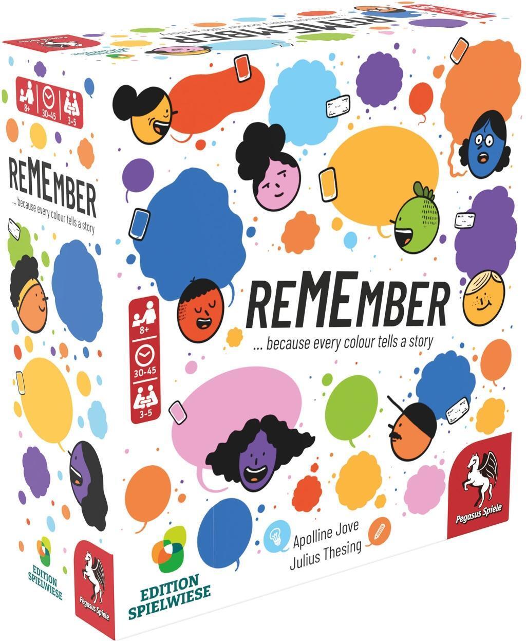 Cover: 4250231730573 | reMEmber (Edition Spielwiese) | Spiel | Deutsch | 2022 | Pegasus