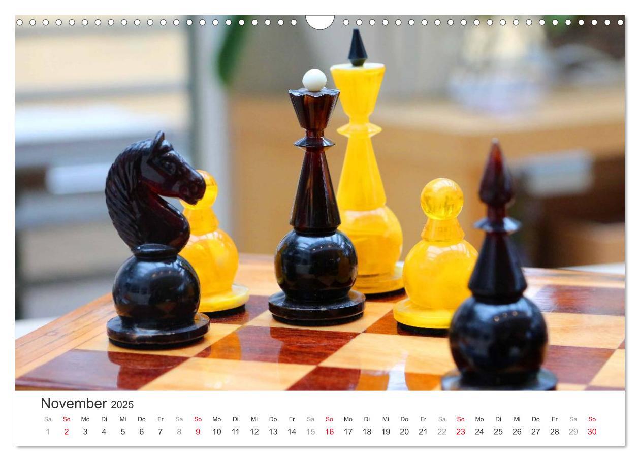 Bild: 9783435489350 | Schach 2025. Impressionen von Figuren und Spielen (Wandkalender...