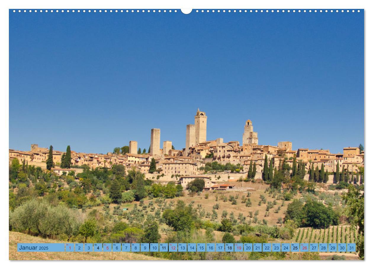 Bild: 9783383920929 | Impressionen aus San Gimignano (Wandkalender 2025 DIN A2 quer),...