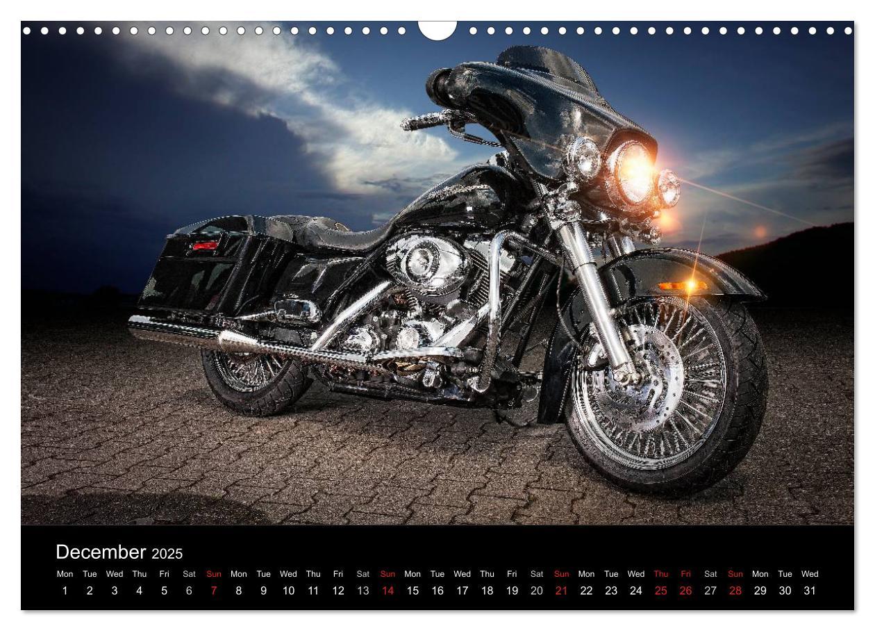 Bild: 9781325961580 | Motorbike Dreams (Wall Calendar 2025 DIN A3 landscape), CALVENDO 12...