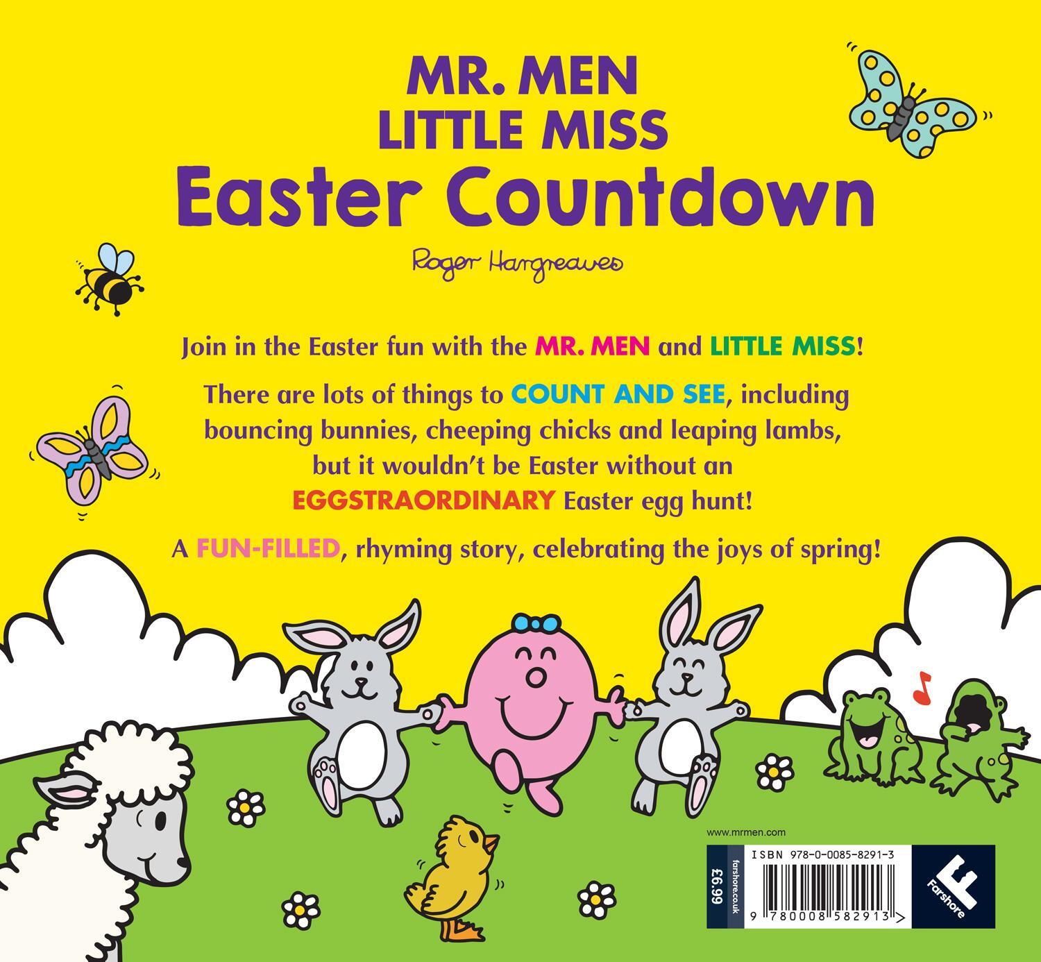 Rückseite: 9780008582913 | Mr Men Little Miss Easter Countdown | Roger Hargreaves | Taschenbuch