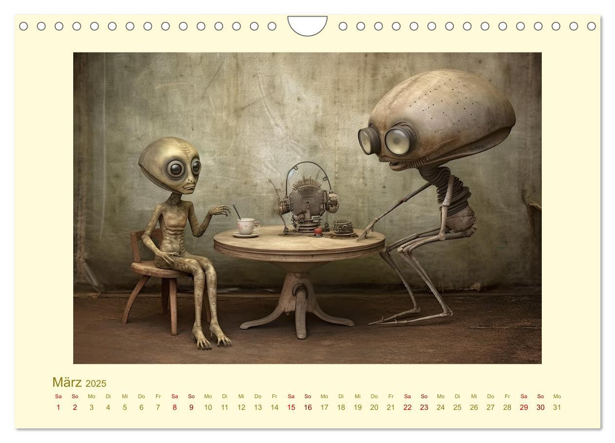 Bild: 9783383838316 | Surreale Alienwelt (Wandkalender 2025 DIN A4 quer), CALVENDO...