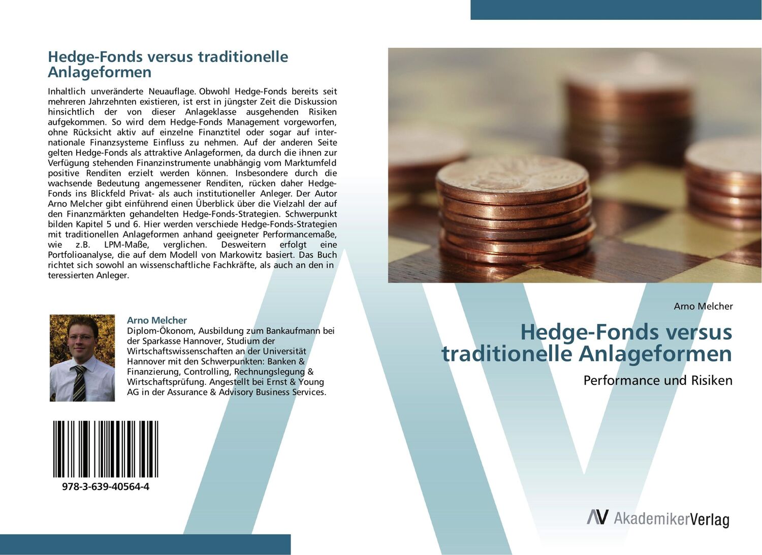 Cover: 9783639405644 | Hedge-Fonds versus traditionelle Anlageformen | Arno Melcher | Buch