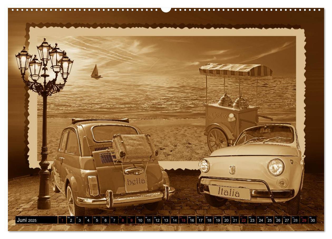 Bild: 9783435680108 | Nostalgie in Sepia (Wandkalender 2025 DIN A2 quer), CALVENDO...