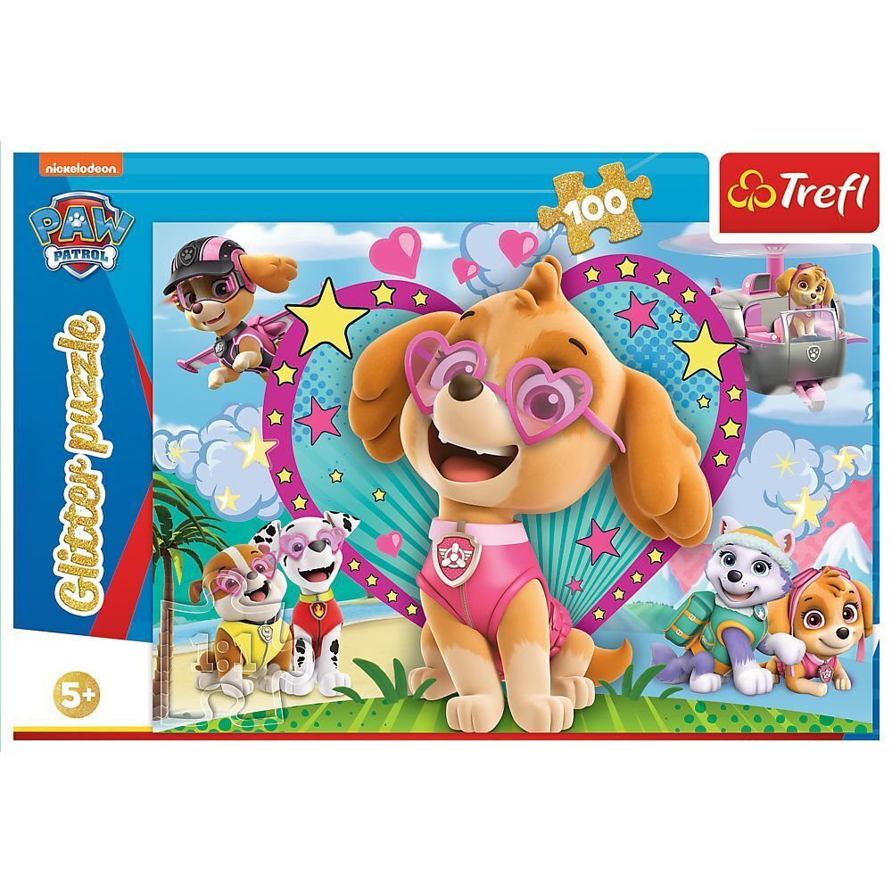 Bild: 5900511148183 | PAW Patrol Glitterpuzzle, Im Schein des Himmels (Kinderpuzzle) | Spiel