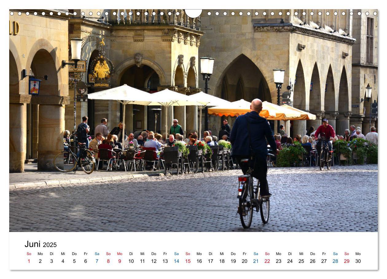 Bild: 9783435315291 | Münster - die liebenswerte Fahrradstadt (Wandkalender 2025 DIN A3...