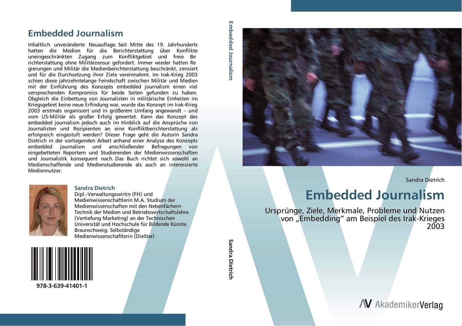 Cover: 9783639414011 | Embedded Journalism | Sandra Dietrich | Taschenbuch | Paperback | 2012