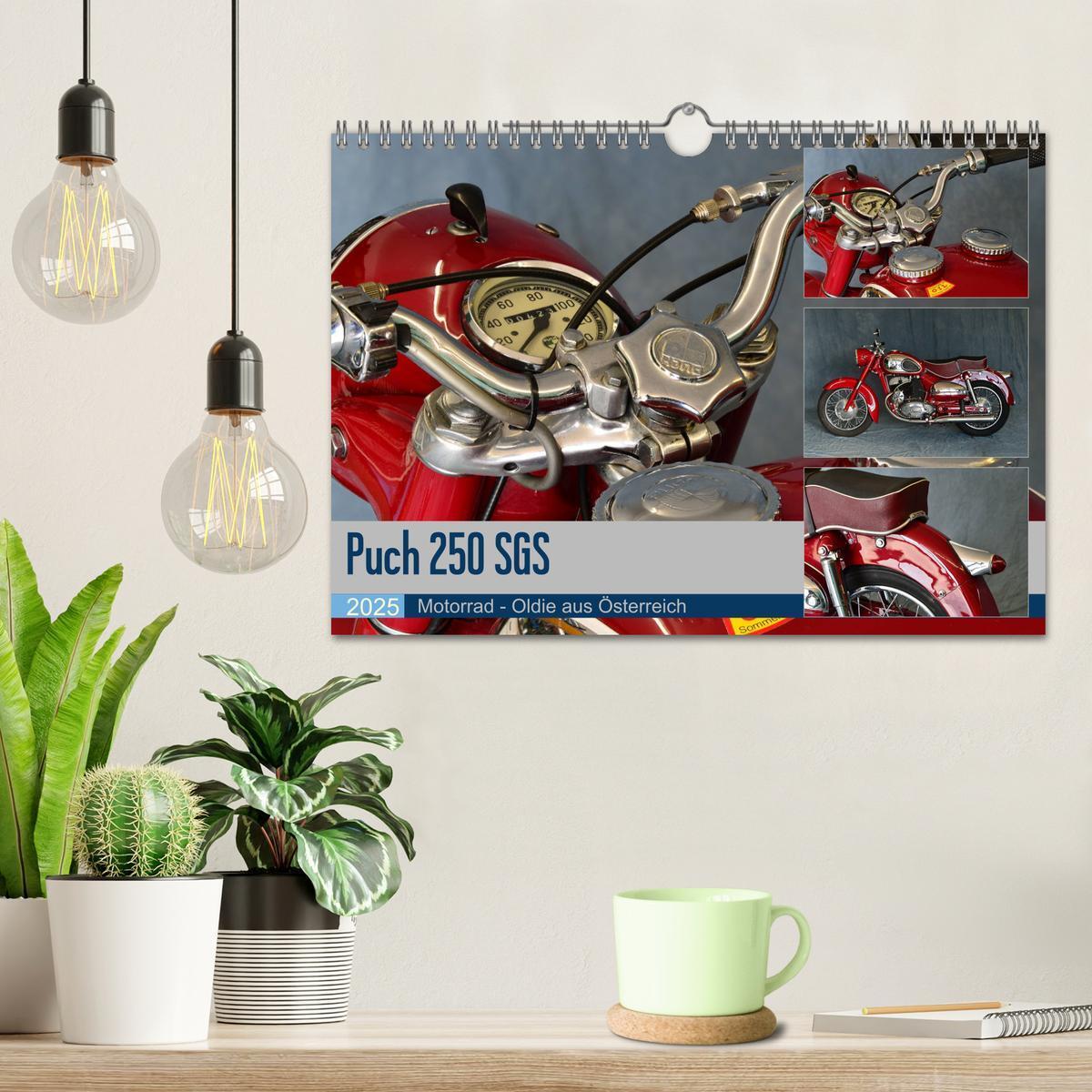 Bild: 9783435403660 | Puch 250 SGS Motorrad - Oldie aus Österreich (Wandkalender 2025 DIN...