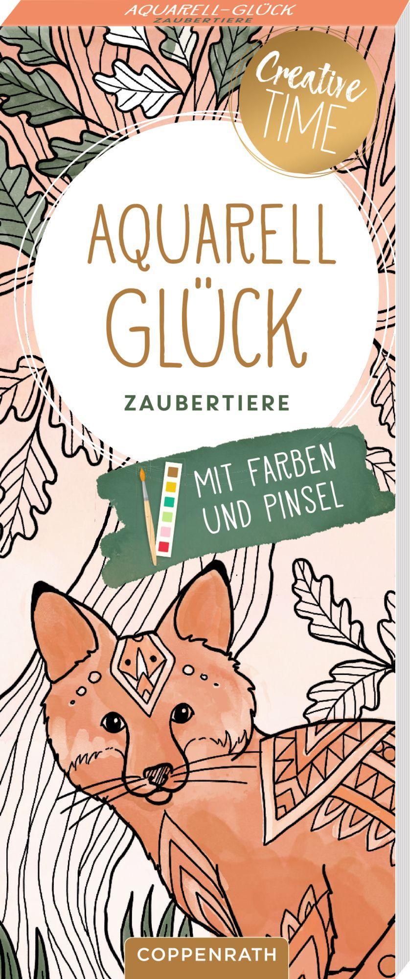 Cover: 4050003955773 | Aquarell-Glück Zaubertiere | Marica Zottino | Buch | 40 S. | Deutsch