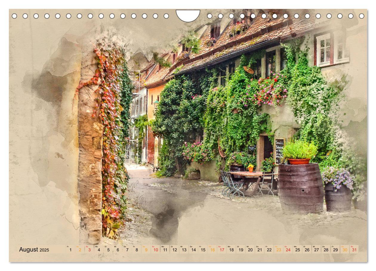 Bild: 9783435410132 | Romantische Städte - Rothenburg ob der Tauber (Wandkalender 2025...