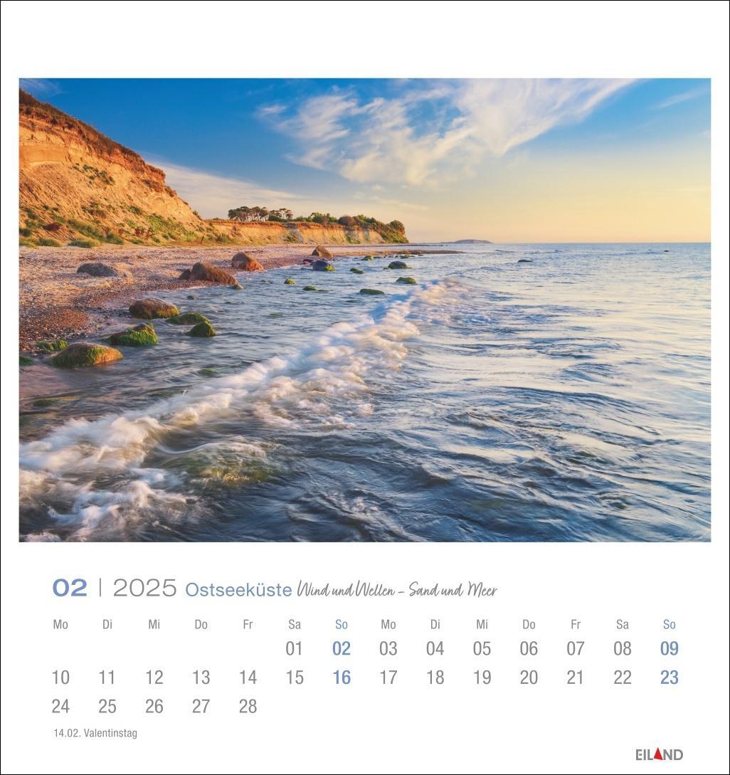 Bild: 9783964023308 | Ostseeküste Postkartenkalender 2025 - Wind und Wellen - Sand und Meer