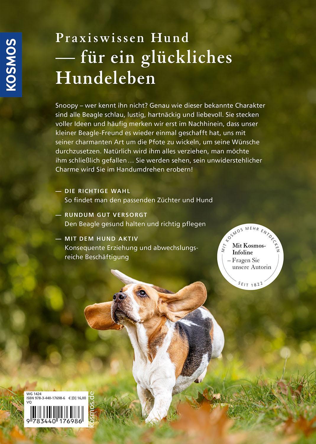 Bild: 9783440176986 | Beagle | Auswahl, Haltung, Erziehung, Beschäftigung | Ursula Christian