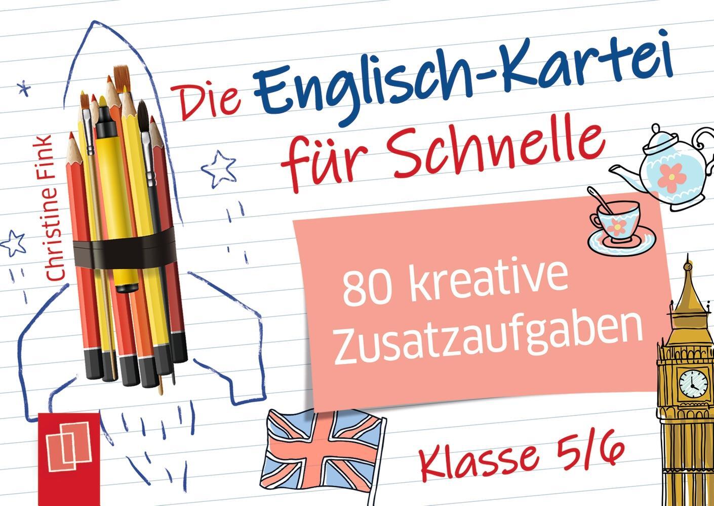 Cover: 9783834645623 | Die Englisch-Kartei für Schnelle | Christine Fink | Box | 88 S. | 2022