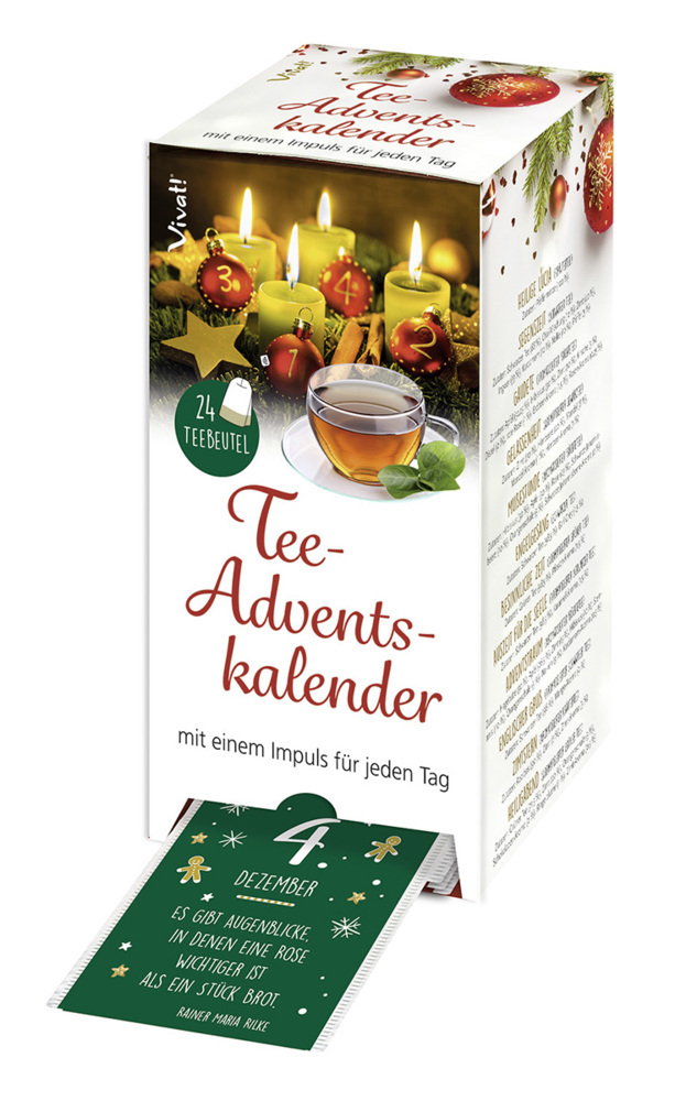 Cover: 4255753500062 | Tee-Adventskalender | mit einem Impuls für jeden Tag | Deutsch