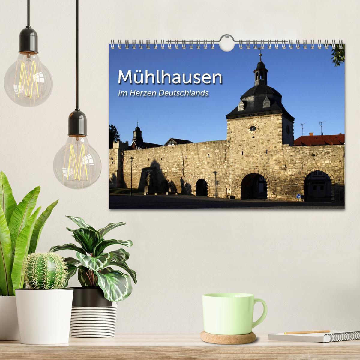 Bild: 9783435792818 | Mühlhausen (Wandkalender 2025 DIN A4 quer), CALVENDO Monatskalender