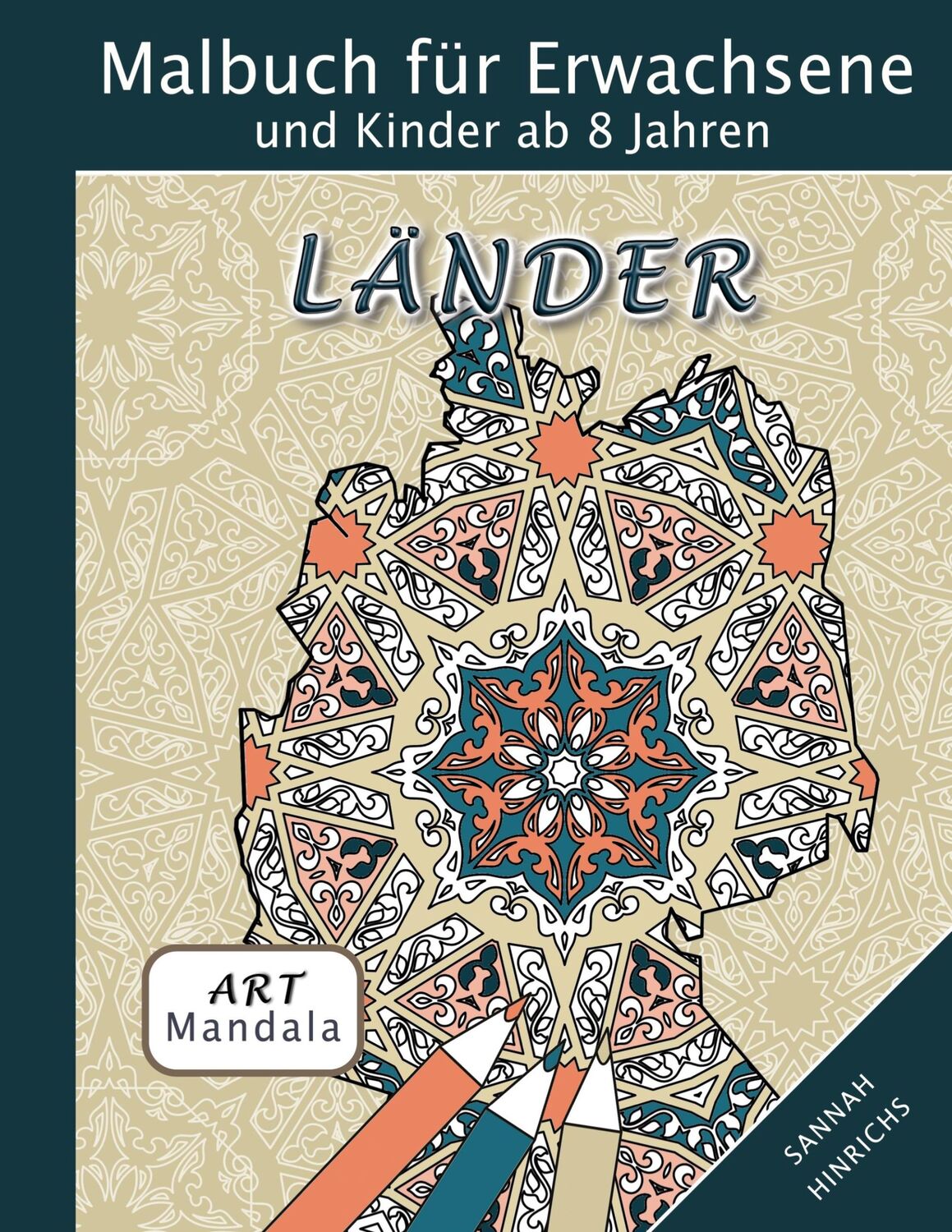 Cover: 9783756241101 | Mandala Art Malbuch für Erwachsene und Kinder ab 8 Jahren - Länder