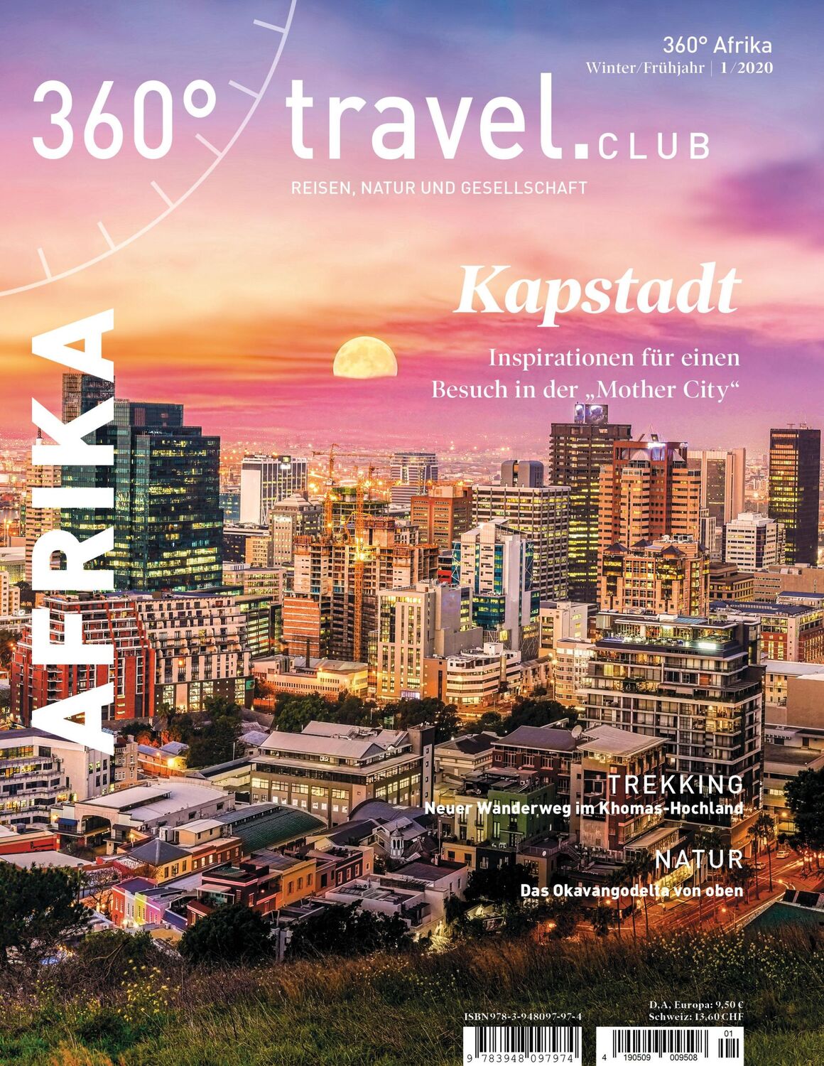 Cover: 9783948097974 | 360° Afrika - Ausgabe Winter/Frühjahr 2020 | Special Kapstadt | 84 S.