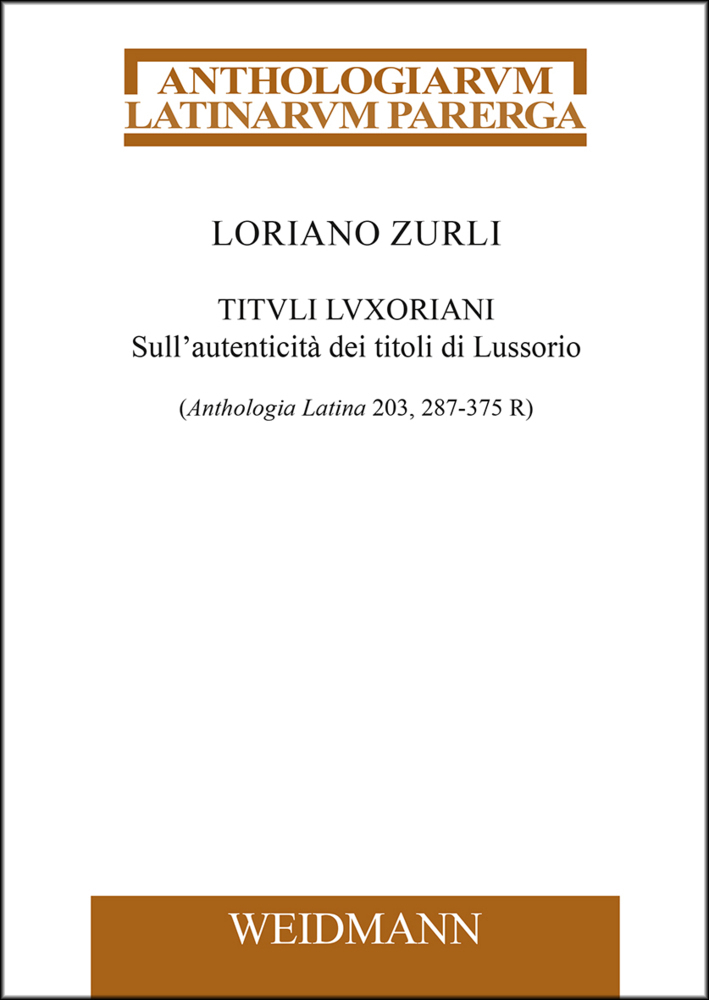 Cover: 9783615004670 | Tituli Luxoriani | Loriano Zurli | Buch | 116 S. | Italienisch | 2024