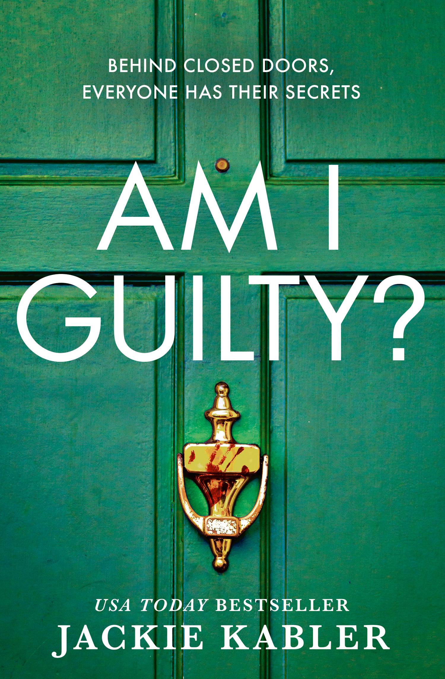 Cover: 9780008328412 | Am I Guilty? | Jackie Kabler | Taschenbuch | Kartoniert / Broschiert