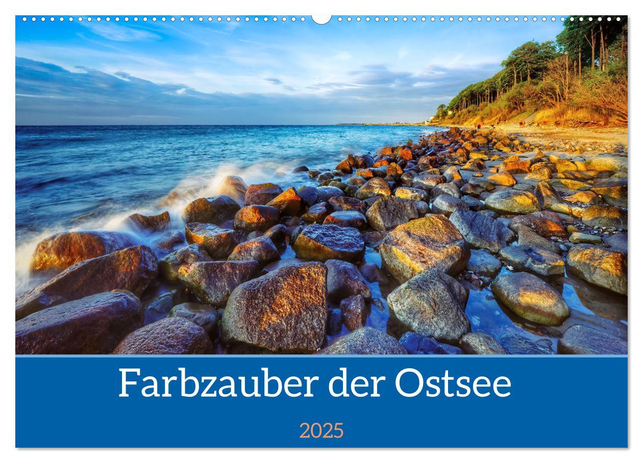 Cover: 9783383824296 | Farbzauber der Ostsee (Wandkalender 2025 DIN A2 quer), CALVENDO...