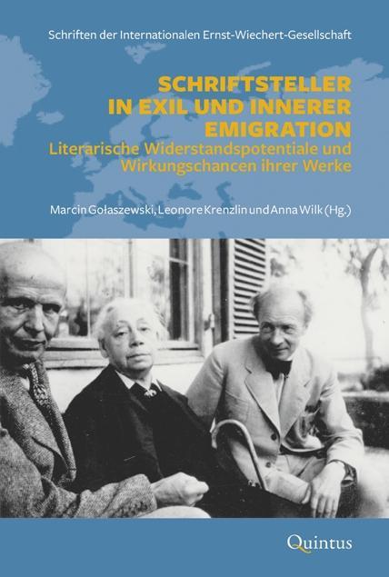 Cover: 9783947215386 | Schriftsteller in Exil und Innerer Emigration | Marcin Golaszewski