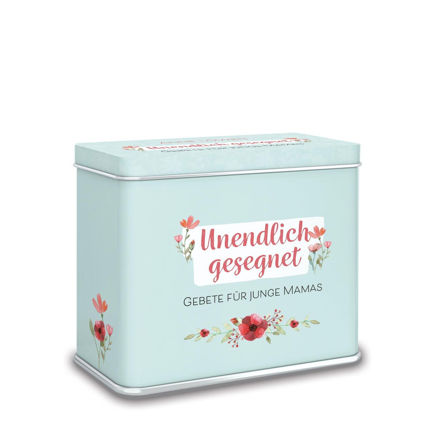 Cover: 4250222922994 | Unendlich gesegnet | Gebete für junge Mamas | Anne Löwen | Box | 50 S.