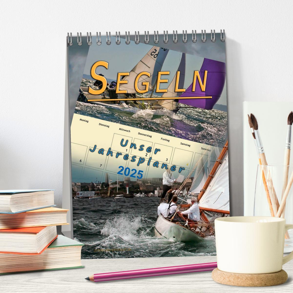 Bild: 9783457004678 | Segeln, unser Jahresplaner (Tischkalender 2025 DIN A5 hoch),...