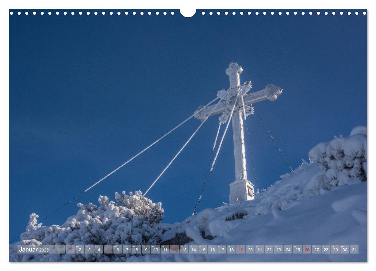 Bild: 9783435508570 | Gipfelkreuze auf bayerischen Bergen (Wandkalender 2025 DIN A3...