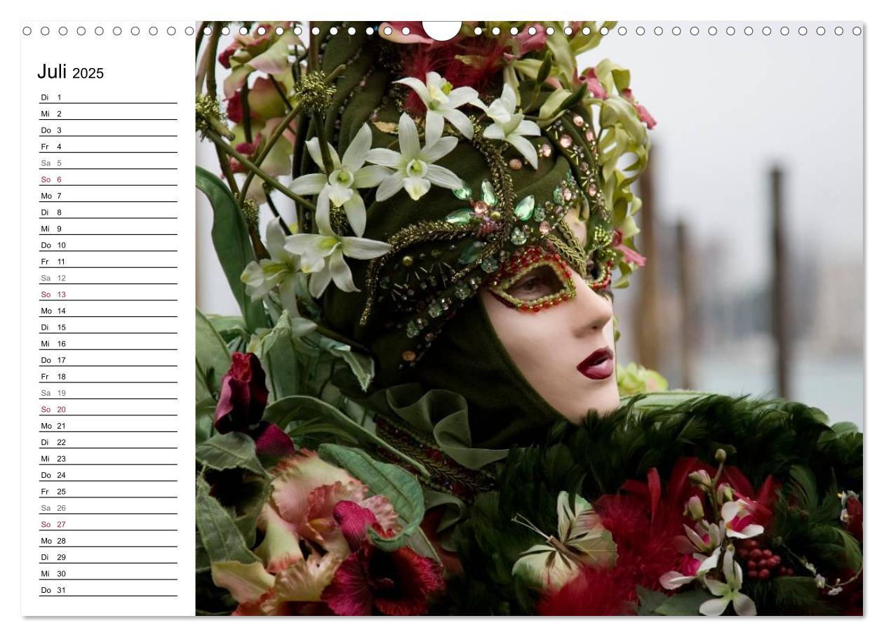 Bild: 9783435552962 | Carnevale di Venezia 2025 (Wandkalender 2025 DIN A3 quer), CALVENDO...