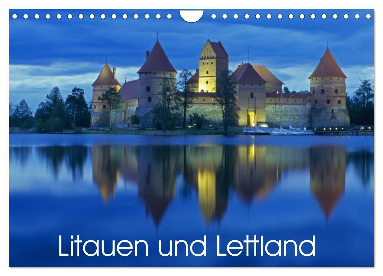 Cover: 9783435643332 | Litauen und Lettland (Wandkalender 2025 DIN A4 quer), CALVENDO...