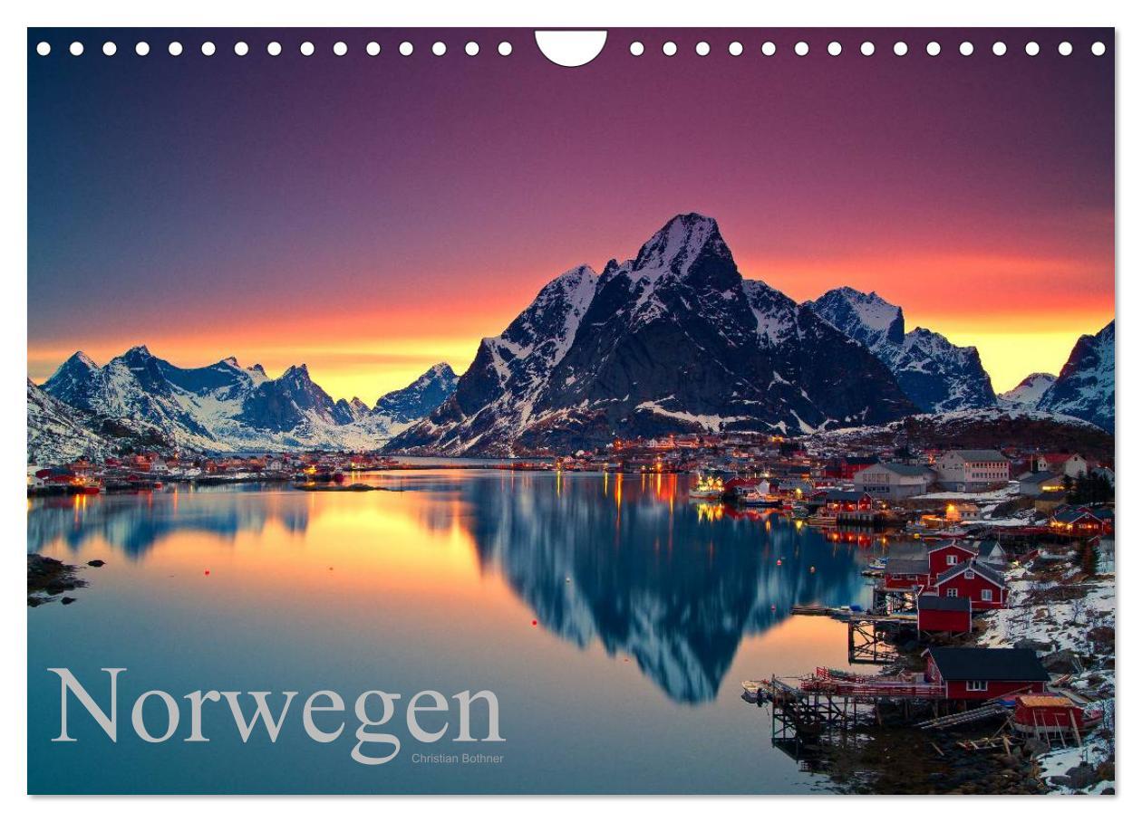 Cover: 9783435802395 | Norwegen (Wandkalender 2025 DIN A4 quer), CALVENDO Monatskalender