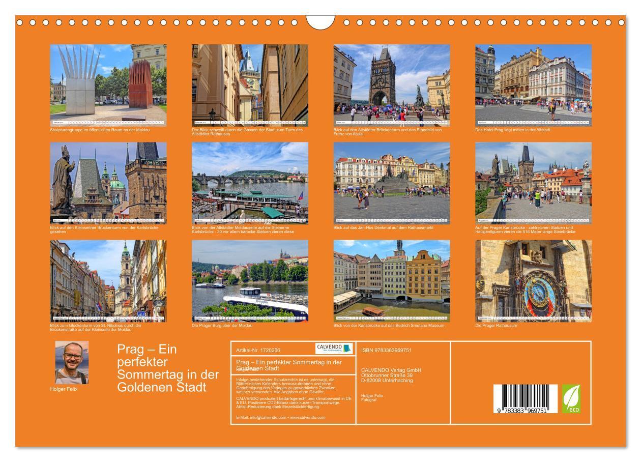 Bild: 9783383969751 | Prag ¿ Ein perfekter Sommertag in der Goldenen Stadt (Wandkalender...