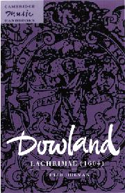 Cover: 9780521588294 | Dowland | Lachrimae (1604) | Peter Holman | Taschenbuch | Englisch