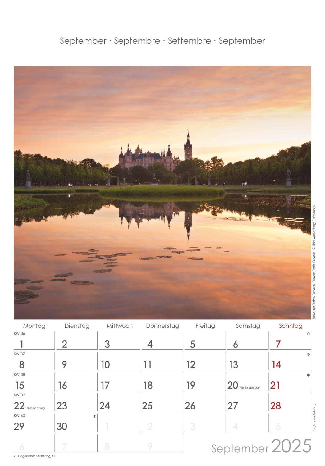 Bild: 4251732341169 | Mecklenburg-Vorpommern 2025 - Bild-Kalender 23,7x34 cm -...