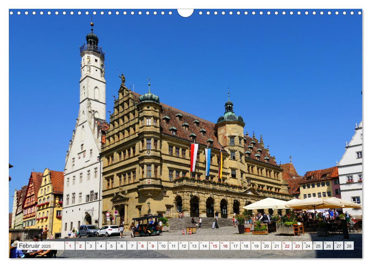 Bild: 9783435010134 | Rothenburg ob der Tauber. Sehenswürdigkeiten. (Wandkalender 2025...