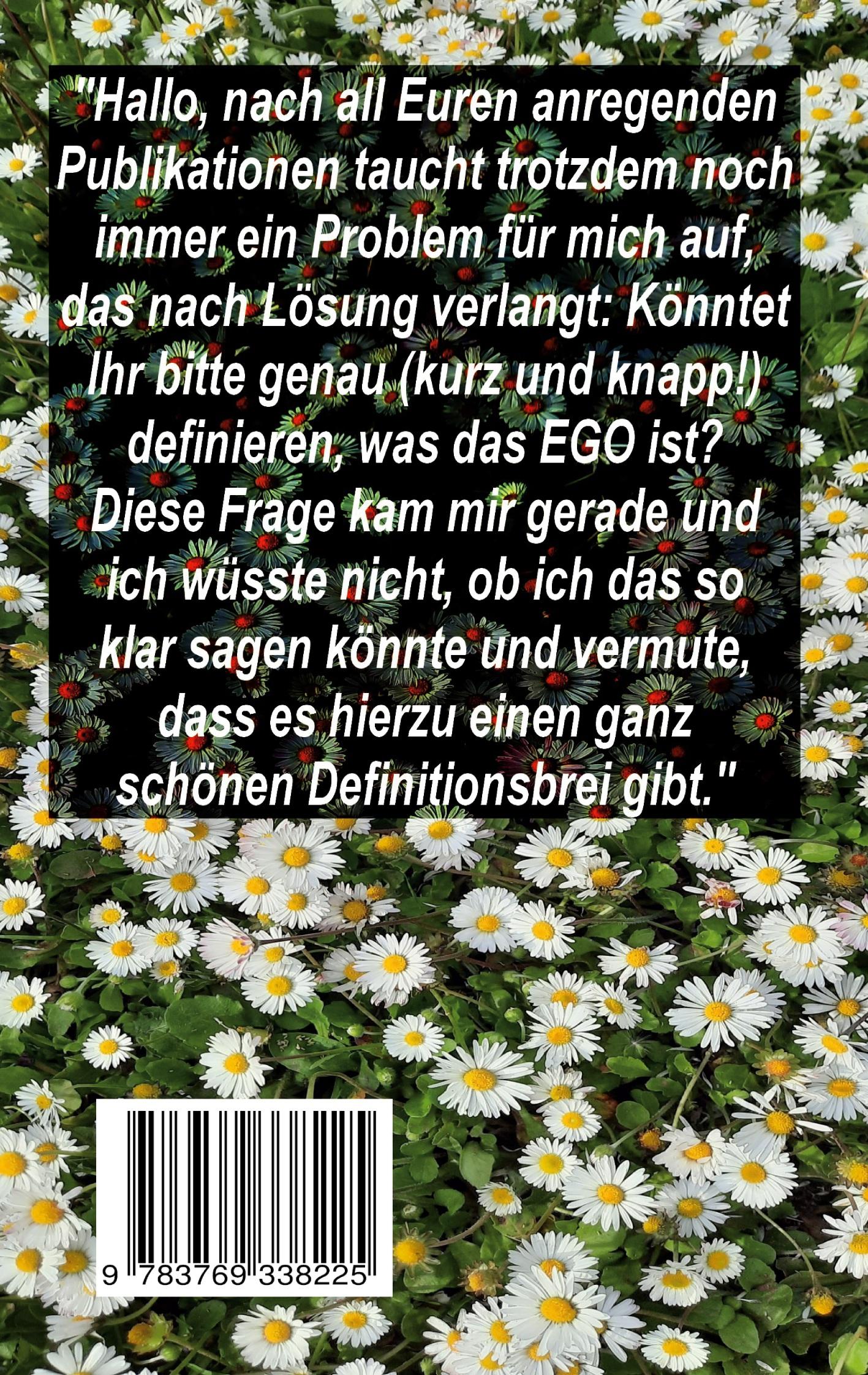 Rückseite: 9783769338225 | Das eingebildete Ego | Peter Zellin (u. a.) | Taschenbuch | 28 S.