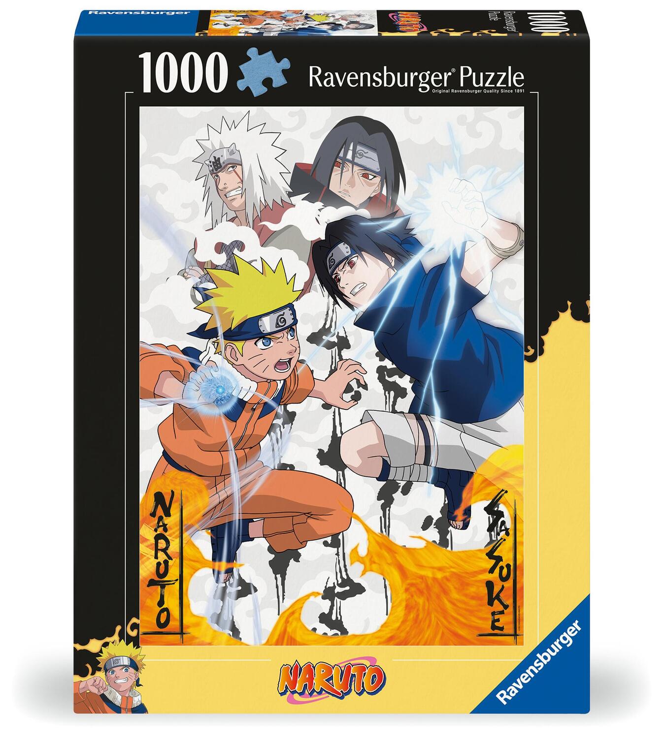 Cover: 4005555006275 | Ravensburger Puzzle 12000627 - Naruto vs. Sasuke - 1000 Teile...