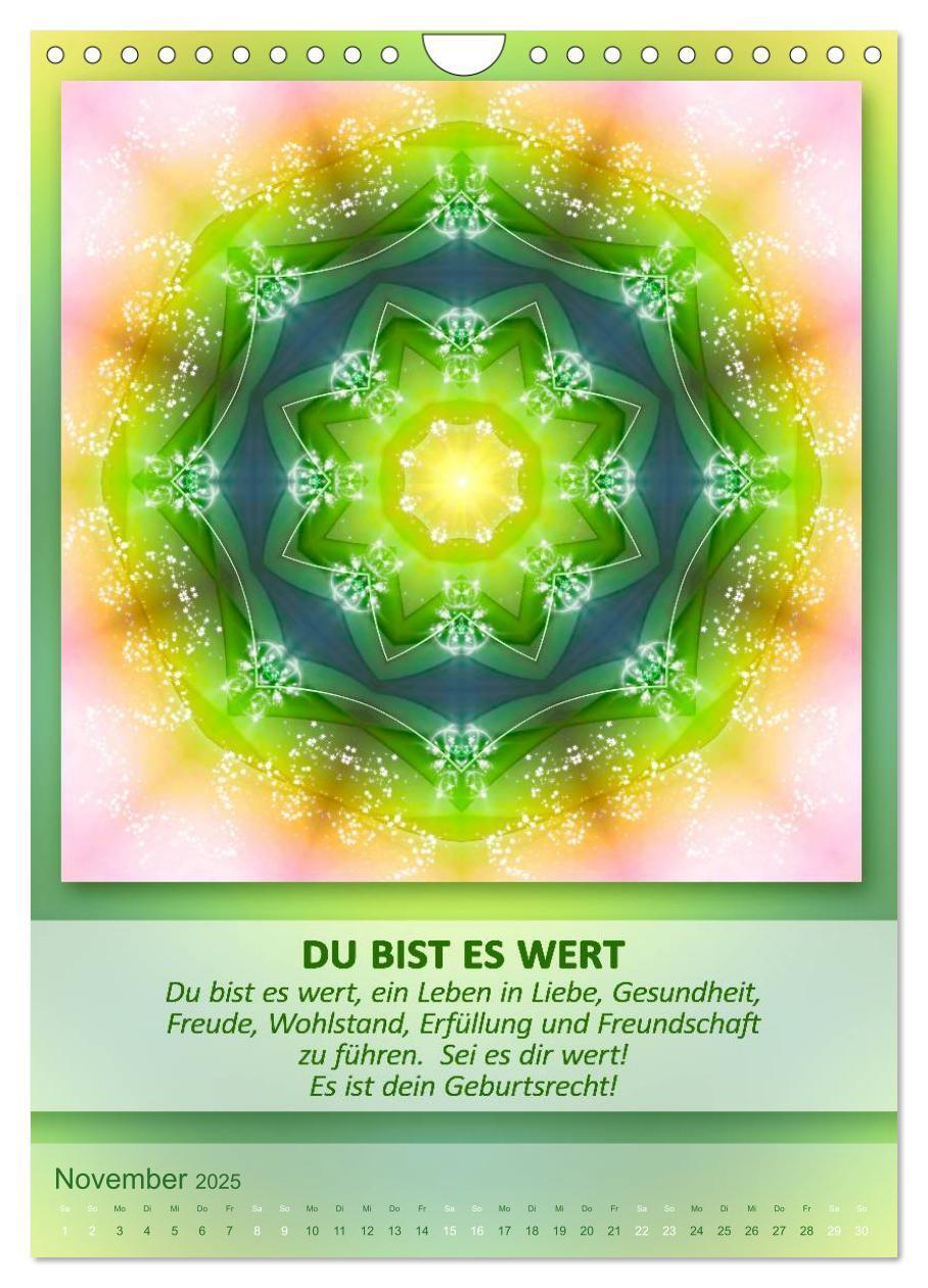 Bild: 9783457086469 | Light Energy Mandalas - Kalender - Vol. 1 (Wandkalender 2025 DIN A4...