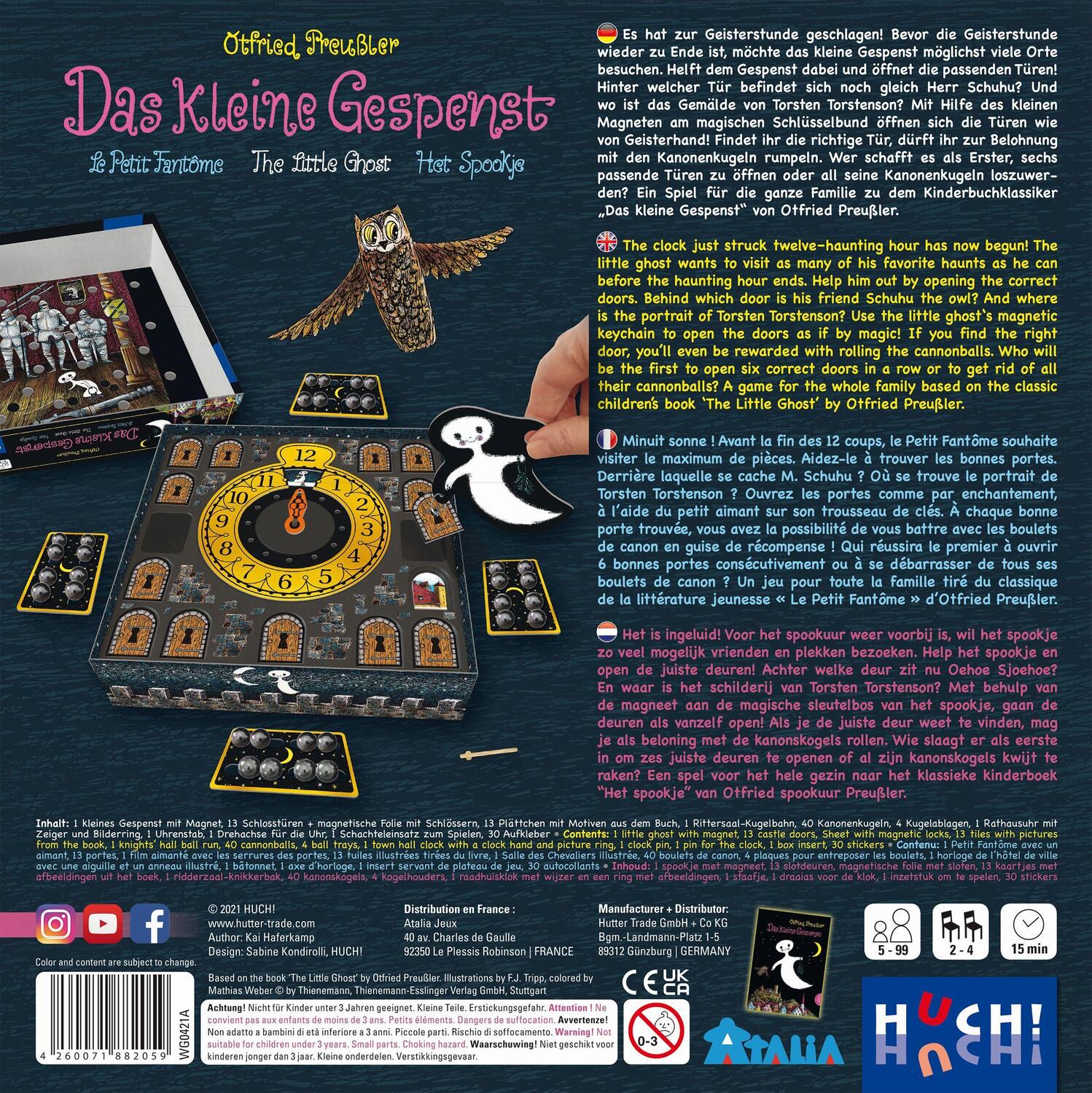 Bild: 4260071882059 | Das kleine Gespenst | Kai Haferkamp | Spiel | Deutsch | 2022