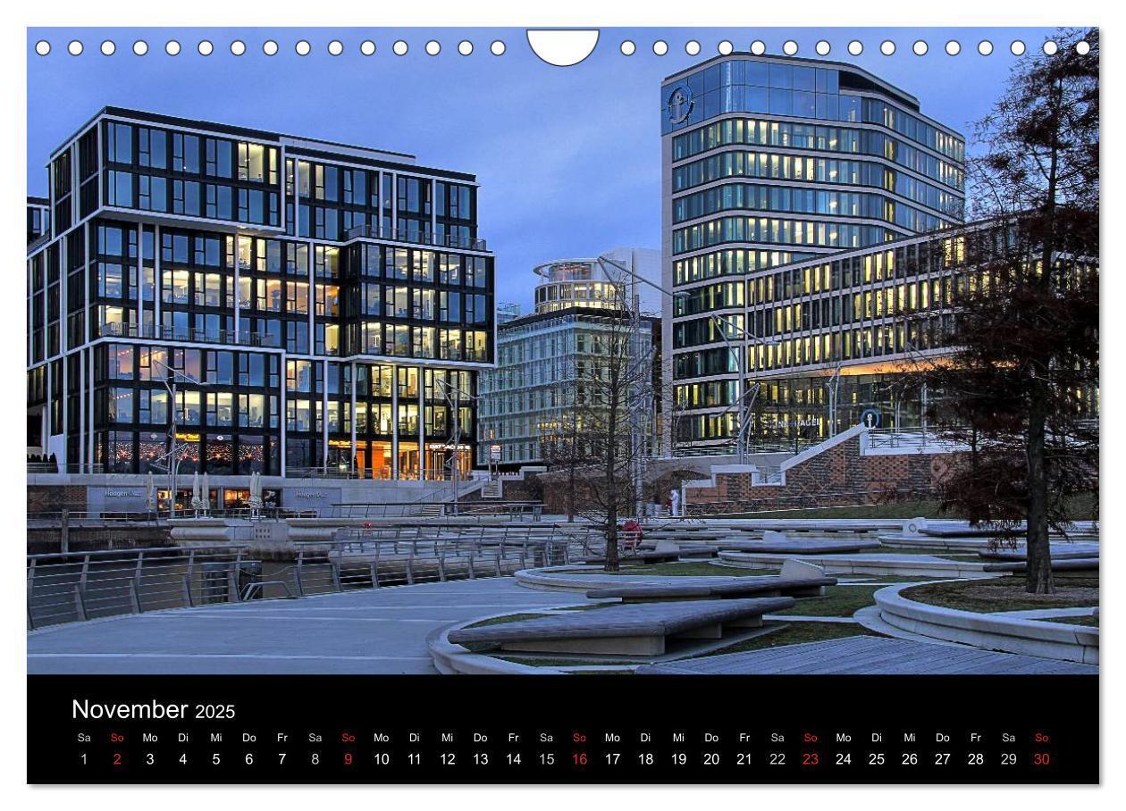 Bild: 9783435759934 | Hamburg (Wandkalender 2025 DIN A4 quer), CALVENDO Monatskalender